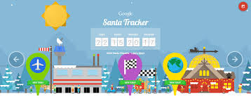 And where is santa going with that.you can be a santa tracker every day of the year right here! Google S Santa Tracker 2014 Is Up Counting Days Until Santa S Annual Sleigh Ride Around The Globe