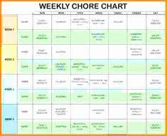 10 Best Roommate Chore Chart Images Roommate Chore Chart