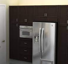 Here's how i got that built in look using the ikea over the fridge cabinet. Ikea Kitchen Hack Put The Space Above The Refrigerator To Work
