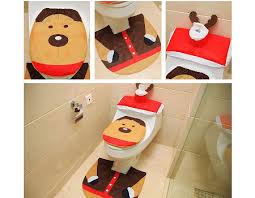 Shop for christmas bathroom sets at bed bath & beyond. China New Christmas Decorations Elf And Elk Toilet Seat Cover And Rug Set Christmas Bathroom Toilet Set On Global Sources Toilet Seat Decor Xmas Hometextiles And Houehold Products