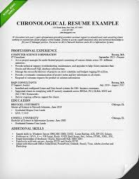 There is usually a large. Chronological Resume Format Example Chronological Resume Resume Examples Resume Format Examples