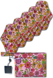 So there isn't much of a learning curve there. Eco Friendly Reusable Period Pads Floral 5 Pack B Free Australia
