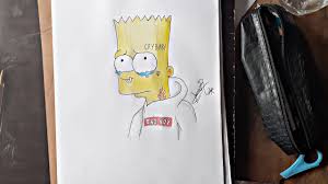 750x1334 pin by t a y l o r r on wallpaper in 2019 simpson wallpaper. Bart Simpson Sad Boy Speed Drawing Youtube
