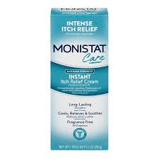Monistat Care Instant Itch Relief Cream Maximum Strength 1 Oz Walmart Com Itch Relief Cream Itch Relief Yeast Infection