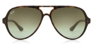 Ray Ban Rb4125 Cats 5000 710 51 Sunglasses In Tortoise