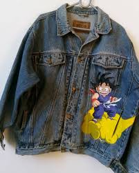 This orange and blue dragon ball z bomber jacket has dbz embroidered patches on the front, sleeves and across the back. Nqobile Hlela On Twitter Feeling Like Goku Hand Painted Denim Jacket Dm Me Get Your Own Denim Jacket Jeans Customised Tagname Art Handpainted Denimjacket Artist Streetwear