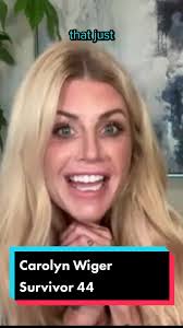 Carolyn Wiger @Carolyn Wiger from Survivor 44, and how fitting into the  Tika Tribe was more difficult than she anticipated. #Survivor #Survivor44  #podcast #carolynsurvivor