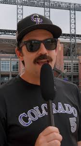 Our Executive Director, Roger Haak (@roghaak), gave it his all shooting  promos for the DPOxRockies National Anthem game