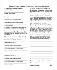 Unless otherwise written in your advance directive, your power of attorney for health care becomes effective when your primary doctor determines that you lack the ability to understand the nature and Free 30 Power Of Attorney Forms In Pdf Ms Word