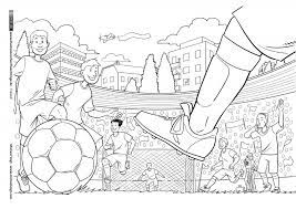 Freizeit Fussball Spiel Stadion Vogt Ausmalbilder Fussballspieler Stadion