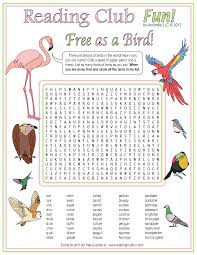 Bird Bird Bird Is The Word Learn The Common Names Of 50 Different Birds By Finding And Circling Them In This Word Search P Word Search Puzzle Printable Puzzles For Kids Printable Puzzles
