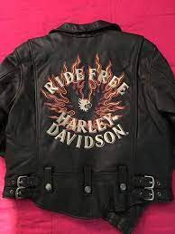 Harley Davidson Leather Jacket Womens Size L Fashion Clothing Shoes Accessories Womensclothi Harley Davidson Leather Jackets Leather Jackets Women Jackets