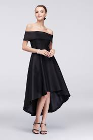 High Low Modern Off The Shoulder A19217 Style Taffeta Cocktail Dress De Moda