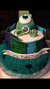 Monsters Inc Baby Shower Cake Http Www Cake Decorating Corner Com