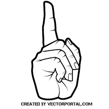 Black And White Pointer Finger Index Finger Hand Gesture Finger Hands Vector Free Index Finger