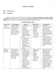 Contoh resume jurnal & review jurnal beserta jurnalnya. Contoh Review Jurnal