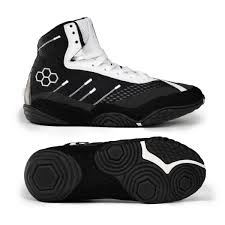 Youth Wrestling Shoes Rudis One Obsidian White Rudis