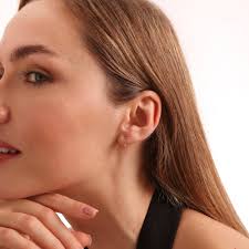 Front Back Earrings, Ear Jacket Earrings, Dainty Studs Earrings, 18k Gold  Sterling Silver CZ Diamond Studs, Dainty CZ Studs Earrings