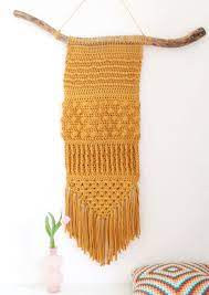 chunky wandhanger haken woondecoratie haken haakpatroon