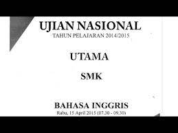 Soal Listening Bahasa Inggris Smk Un 2015 Youtube