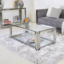 Do not contact me with unsolicited services or offers. Colton Contemporary Stainless Steel And Glass Coffee Table Picture Perfect Home
