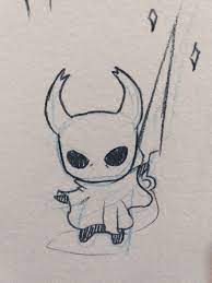 Above the circle, draw two sets of curved lines to outline the brow. Pin By Tonkers On Hollow Knight Creepy Drawings Scary Drawings Cool Art Drawings