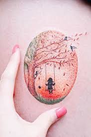 Tree of life with flying birds tattoo. Incredible Tree Tattoo Ideas That Many Can Inspire From Glaminati