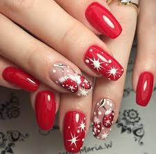 Pin By Ildiko Bozone Ruppel On Karacsonyi Kormok In 2021 Red Nail Art Holiday Nail Art Christmas Nails