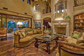 20 Luxurious Design Of A Mediterranean Living Room Home Design Lover Tuscan Living Rooms Fancy Living Room Tuscan Design