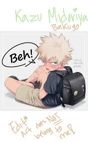 He'd much rather be at his old … Bakudeku Child Edits My Hero Academia Amino