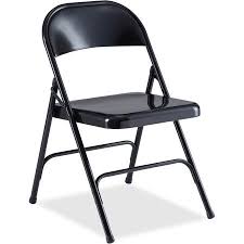 Lorell Folding Chairs 4 Ct 4 Carton Black Walmart Com In 2020 Metal Folding Chairs Folding Chair Black Dining Chairs