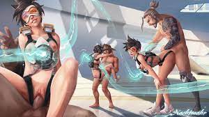 Tracer Nailed in Various Positions | Overwatch Hentai