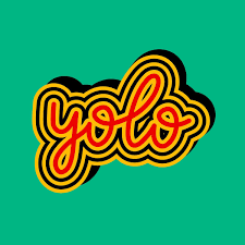 Yolo Typography Illustrated On A Green Background Vector Free Image By Rawpixel Com Techi In 2020 Vector Free Typography Illustration
