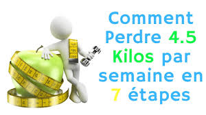 Découvrez comment perdre 7 kilos en une semaine, naturellement ! Comment Perdre 4 5 Kilos Par Semaine En 7 Etapes Youtube