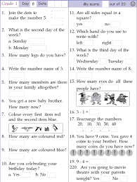 Mental Math Grade 1 Day 8 Mental Math Math Olympiad Mental Maths Worksheets