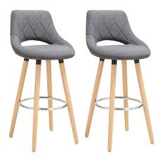 Get inspired with our curated ideas for folding chairs & stools and find the perfect item for every room in your home. Woltu Breakfast Kitchen Counter Bar Stools Set Of 2 Pcs Linen Seat Bar Chairs Wood Legs Barstools Dark Grey High Stools Buy Online In Guernsey At Guernsey Desertcart Com Productid 97913452