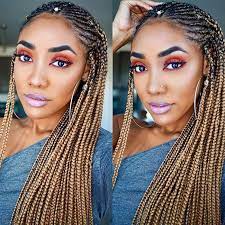 50 Instagram Approved Protective Hairstyles To Try Immediately Braided Hairstyles Blonde Box Braids Blonde Braids