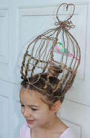 What about a ton of tiny hair elastics? Image Result For Crazy Hair Style Wacky Hair Crazy Hair Days Crazy Hair