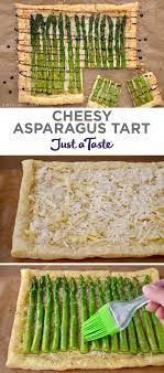 Cheesy Asparagus Tart Recipe From Justataste Com Recipe Healthyrecipes Spring Asparagus Appetize Asparagus Tart Asparagus Tart Recipes Asparagus Appetizer