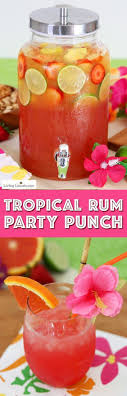 Tropical Rum Punch Recette Recette Punch Rhum Recette De Punch Cuisine Et Boissons