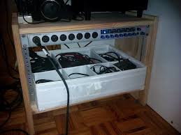 Rast Transformed In A 19 Inch Rack Mount Ikea Hackers Diy Furniture Easy Diy Rack Diy Furniture