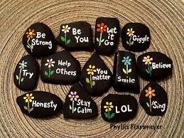 Words Painted Rocks By Phyllis Plassmeyer 2017 Painted Rocks Diy Painted Rocks Rock Painting Designs