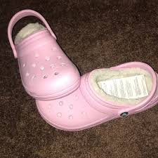 Fur Lined Fuzzy Crocs Fuzzy Crocs Pink Crocs Crocs With Fur