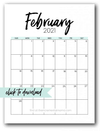 This customizable calendar can be customized using an online creator tool. Free 2021 Monthly Calendar Printable Pdfs The Incremental Mama