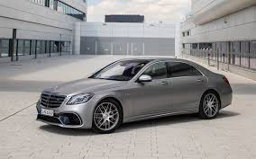 Download Wallpapers Mercedes Benz S63 Amg 2018 Gray S63 Sport Sedan Luxury Cars Mercedes Besthqwallpapers Com Mercedes Benz Cars Mercedes Benz S550 Benz