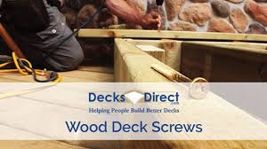 Deck screws are used in a variety of outdoor applications and are a low cost option to other branded deck screws. Wood Deck Screws Youtube