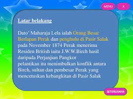 Dato' maharaja lela pandak lam (meninggal dunia: Perjuangan Rakyat Tempatan Mengembalikan Kedaulatan Bangsa Ppt Download