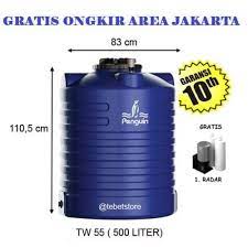 Produk ini terdiri dari berbagai macam kapasitas mulai dari 300 liter sampai 30.000 liter dan beberapa macam warna yang dapat dipilih sesuai selera. Jual Tangki Air Water Tank Toren Merk Penguin Tw 55 500 Liter Jakarta Selatan Tebet Store Tokopedia