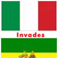 Small 1944 dated axis germans alliance italian mussolini italy battle flag ww2. Ww2 Italy Invades Ethiopia South African History Online