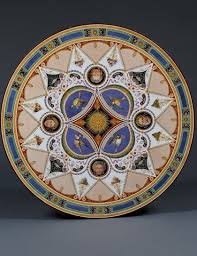 La Table De Quatre Saisons A Very Rare Polychrome Circular Table Top En Email Sur Lave De Volvic Designed B Table Top Design Antique Table Classic Side Table
